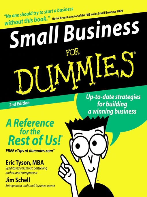 Title details for Small Business for Dummies® by Eric Tyson - Available
